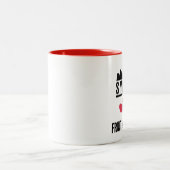 Sydney Liefde Fruit Mince Pies Cityscape Tweekleurige Koffiemok (Center)