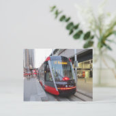 Sydney Light Rail Tram bij Circular Quay Briefkaar Briefkaart (Staand voorkant)