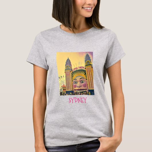 Sydney Luna Park leuk om mee te reizen T-shirt (Voorkant)