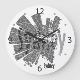 Sydney Map Clock Grote Klok