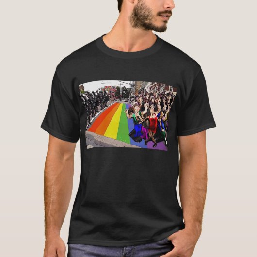 Sydney March against Police Violence Merch T-shirt (Voorkant)
