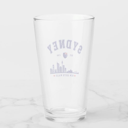 Sydney Metropolitan View Glas (Achterkant)