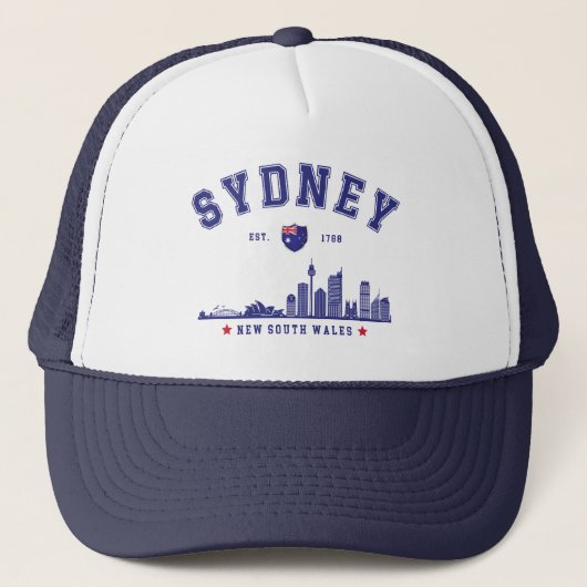 Sydney Metropolitan View Trucker Pet (Voorkant)