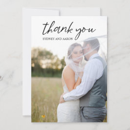 Sydney Modern Wedding Bedankkaart