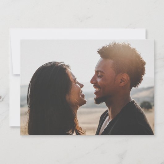 Sydney Modern Wedding Save The Date (Achterkant)