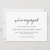 Sydney Modern Wedding Save The Date (Voorkant)