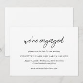 Sydney Modern Wedding Save The Date (Voorkant / Achterkant)