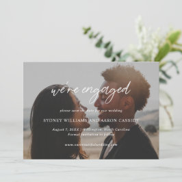 Sydney Moderne Bruiloft Save The Date