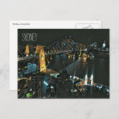 sydney-nachten briefkaart (Voorkant / Achterkant)