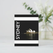 sydney-nachtlijnen briefkaart (Staand voorkant)