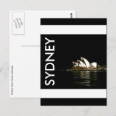 sydney-nachtlijnen briefkaart (Voorkant / Achterkant)