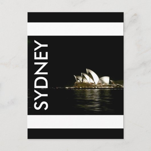sydney-nachtlijnen briefkaart (Voorkant)