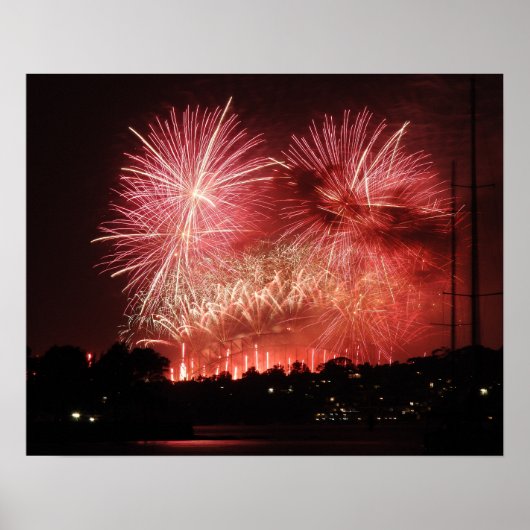 Sydney New Year's Eve Fireworks Poster (Voorkant)