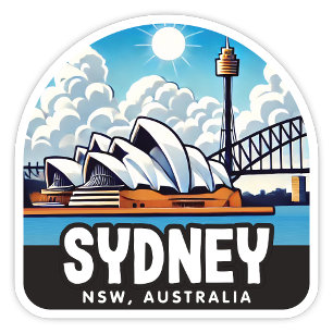 Sydney, Nieuw-Zuid-Wales Australië Sticker