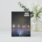 Sydney nieuwjaarsdag briefkaart (Staand voorkant)