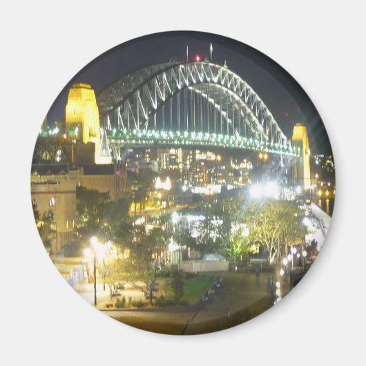 sydney night bridge magneet (Voorkant)