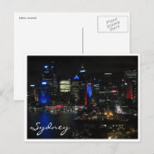sydney night vivid briefkaart (Voorkant / Achterkant)