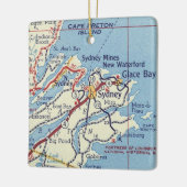 Sydney NS  Map Keramisch Ornament (Links)