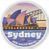 Sydney, NSW Australië Sticker (Voorkant)