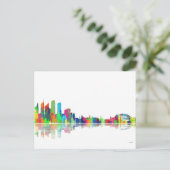 Sydney NSW Skyline Briefkaart (Staand voorkant)