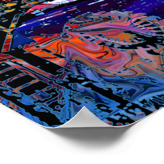 Sydney op graffiti poster (Hoek)