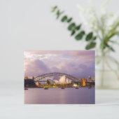Sydney Opera and Harbour Bridge Briefkaart (Staand voorkant)