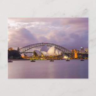 Sydney Opera and Harbour Bridge Briefkaart