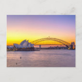 Sydney Opera bij zonsondergang Briefkaart (Voorkant)