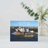 sydney opera ferry briefkaart (Staand voorkant)