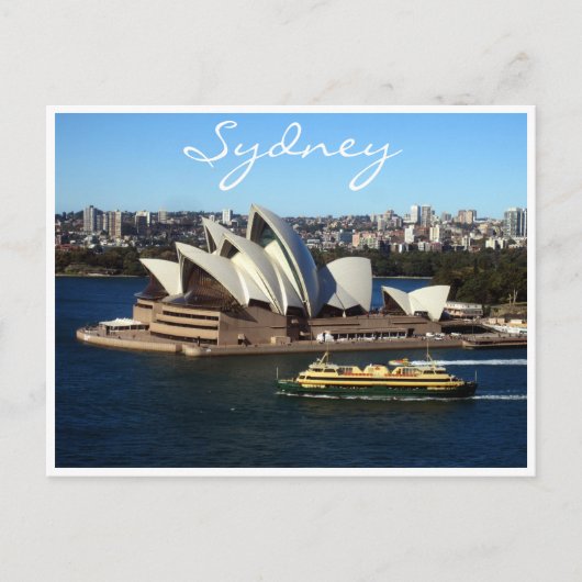 sydney opera ferry briefkaart (Voorkant)
