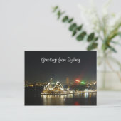 sydney opera fronta briefkaart (Staand voorkant)