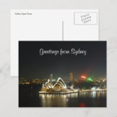 sydney opera fronta briefkaart (Voorkant / Achterkant)