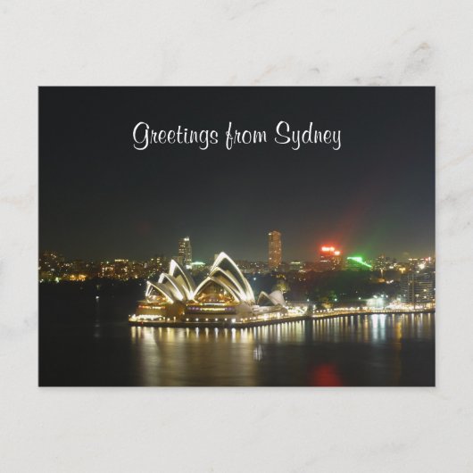 sydney opera fronta briefkaart (Voorkant)
