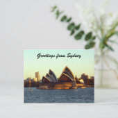 sydney opera greetings briefkaart (Staand voorkant)
