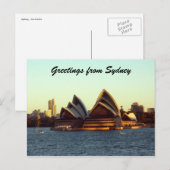 sydney opera greetings briefkaart (Voorkant / Achterkant)