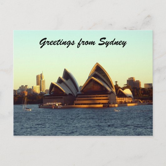 sydney opera greetings briefkaart (Voorkant)