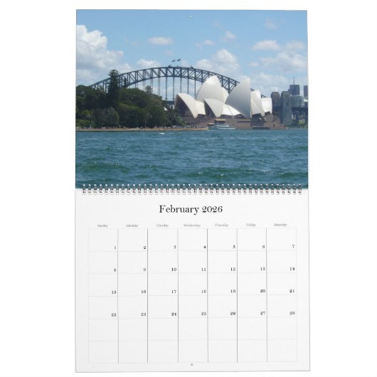 Sydney Opera House 2026 groot Kalender (Feb 2026)
