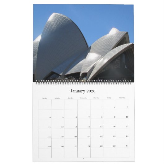 Sydney Opera House 2026 groot Kalender (Jan 2026)