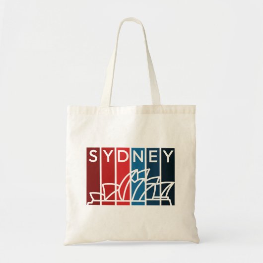 Sydney Opera House Abstract voor reisliefhebbers Tote Bag (Voorkant)