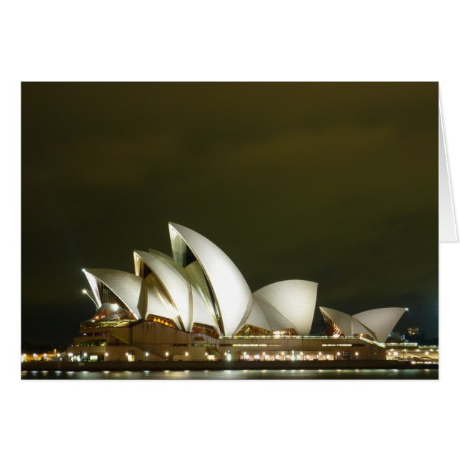 Sydney Opera House at Night, Sydney, Australië (Voorkant Horizontaal)