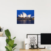 Sydney Opera House at Night, Sydney, New South Poster (Thuiskantoor)
