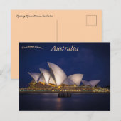 Sydney Opera House Australia Briefkaart (Voorkant / Achterkant)