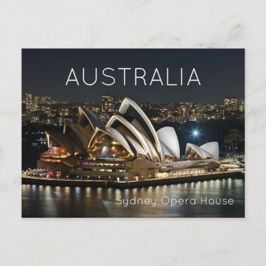 Sydney Opera House Australia Briefkaart (Voorkant)
