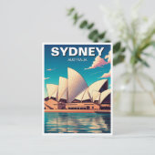 Sydney Opera House Australia Briefkaart (Staand voorkant)