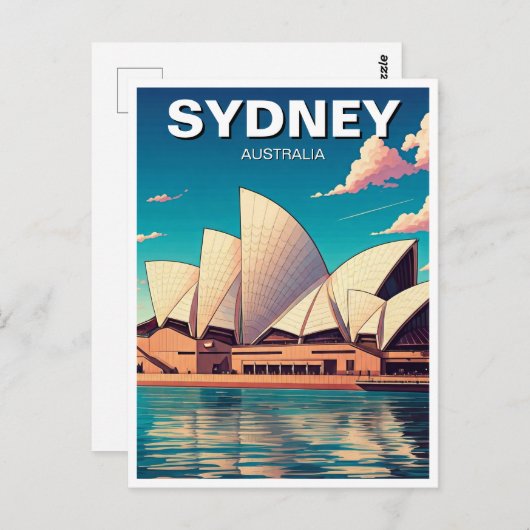 Sydney Opera House Australia Briefkaart (Voorkant / Achterkant)