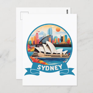 Sydney Opera House Australia Briefkaart