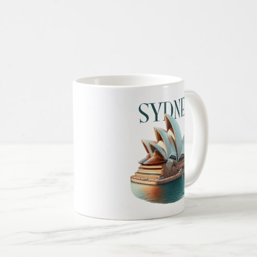 Sydney Opera House Australia Koffiemok (Voorkant rechts)