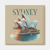 Sydney Opera House Australia Magneet (Voorkant)