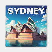 Sydney Opera House Australia Magneet (Voorkant)