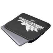 Sydney Opera House Australia tekenend souvenir Laptop Sleeve (Voorkant onderkant)